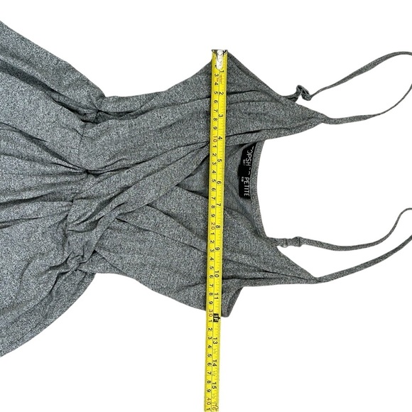 Topshop PETITE Charcoal Sleeveless Romper Sz 6P - Picture 4 of 8